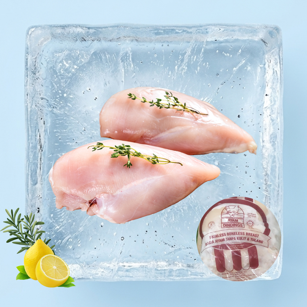 Chicken Breast Boneless - SBB (without skin) 2KG/pkt