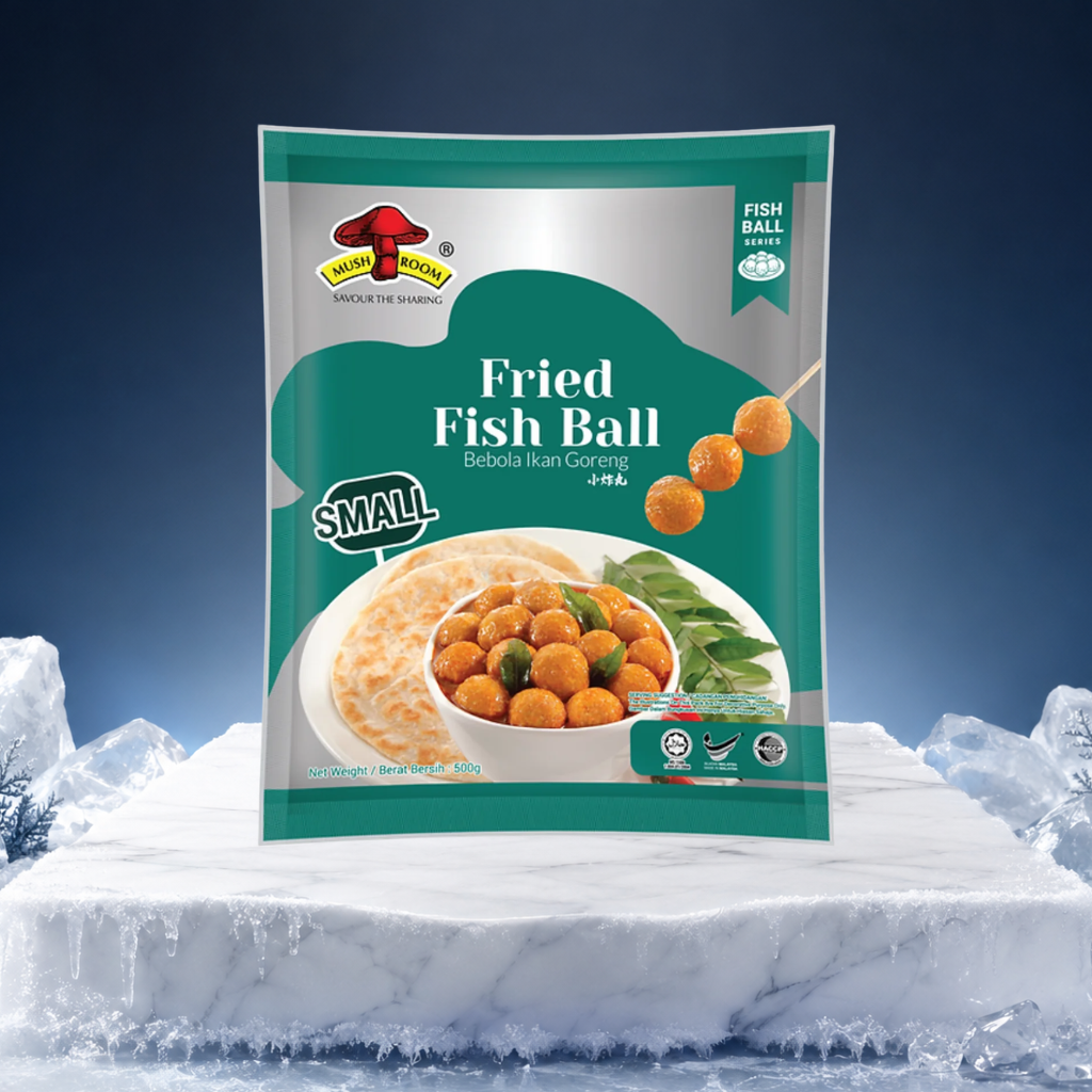 SMALL FRIED FISH BALL - MUSHROOM