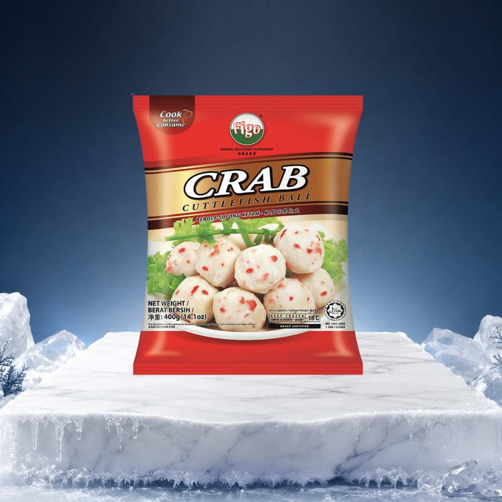 CRAB CUTTLEFISH BALL 螃蟹墨鱼丸 - FIGO